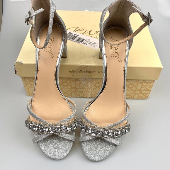 NIB Badgley Mischka Giona Evening Sandal Size 8 Evening Open toe - Picture 2 of 16